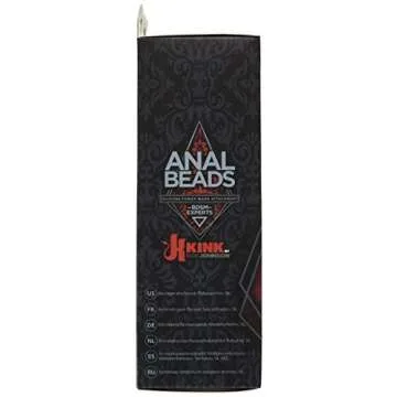 KINK Silicone Anal Beads Power Wand Attachment - Black