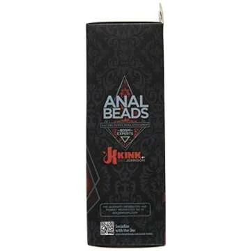 KINK Silicone Anal Beads Power Wand Attachment - Black