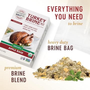 Organic Turkey Brine Kit - 13 oz Apple Sage Flavor