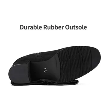 DREAM PAIRS Women's Black Knee High Stretchy Fashion Boots