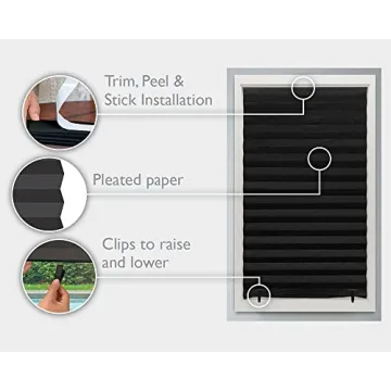 Redi Shade Blackout Paper Shades for Total Darkness