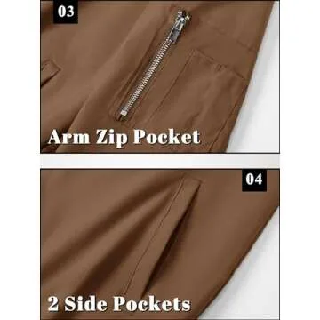 TACVASEN Bomber Jacket Men Jackets Casual Casual Jackets for Men Trendy Men's Spring Jackets Lightweight Mens Zip Up Jacket Harrington Jacket