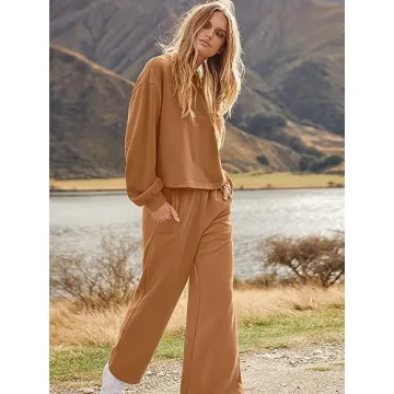 Chic ANRABESS Women’s Two Piece Loungewear Set for Fall