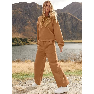 Chic ANRABESS Women’s Two Piece Loungewear Set for Fall