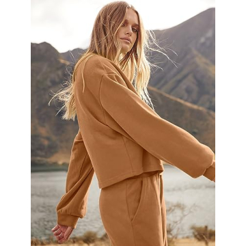 Chic ANRABESS Women’s Two Piece Loungewear Set for Fall