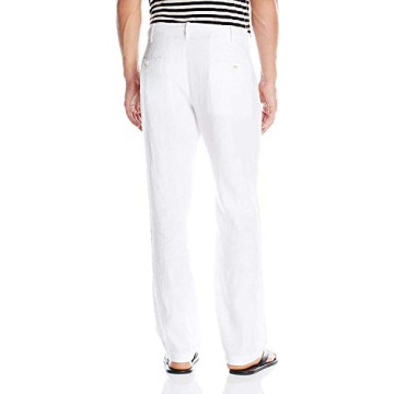 Perry Ellis Men's Linen Casual Pants - Lightweight Comfort