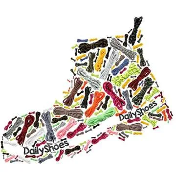 Durable Round Hiking Boot Shoelaces for Stylish Boots