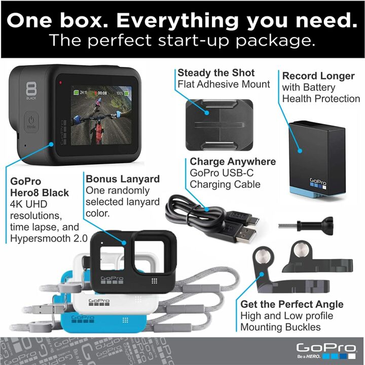 GoPro HERO8 Black - Waterproof Action Camera 4K HD