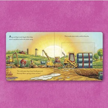 Construction Site: Spring Delight Picture Book for Kids