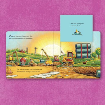 Construction Site: Spring Delight Picture Book for Kids