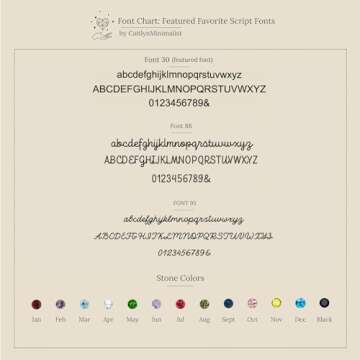 Personalized Birthstone Ring for Women - Custom Initials