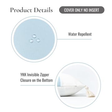 Hofdeco Premium Coastal Lumbar Pillow Cover 12x20