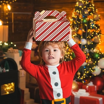 Cholemy 50 Pcs Christmas Treat Boxes for Festive Gifting