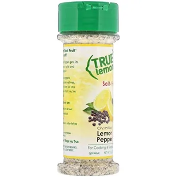 True Lemon Pepper Seasoning Natural Ingredients No Salt