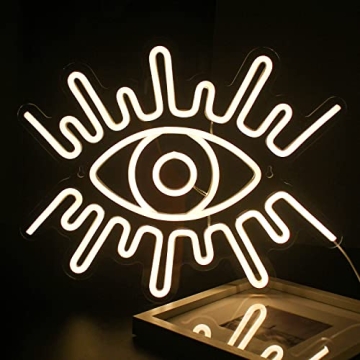 LooKLight Evil Eyes Neon Sign for Vibrant Room Decor
