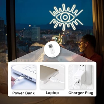 LooKLight Evil Eyes Neon Sign for Vibrant Room Decor