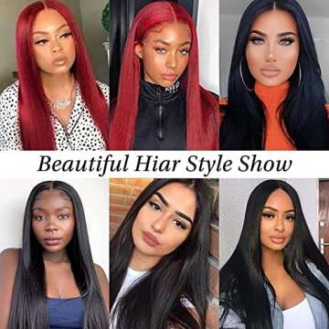 Kalyss 26 inches Women's Wig Long Straight Imported Synthetic Cosplay Costume Hair Wig