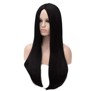 Kalyss 26 inches Women's Wig Long Straight Imported Synthetic Cosplay Costume Hair Wig