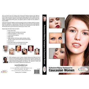 Professional Makeup Techniques for Caucasian Women - Professional Makeup Artist Training DVD - Makeu...