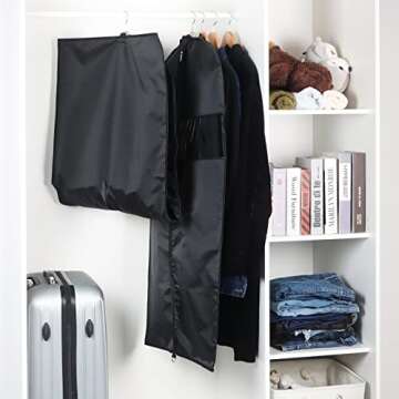 Univivi Garment Bag Set for Suits, Travel & Storage