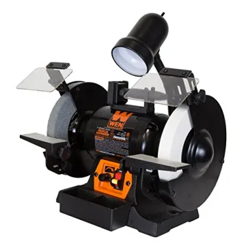 WEN BG4280 Variable Speed Bench Grinder with LED Light