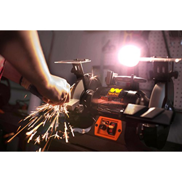 WEN BG4280 Variable Speed Bench Grinder with LED Light