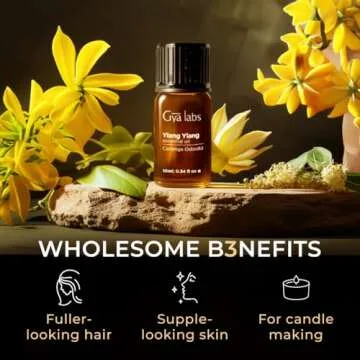 Gya Labs Ylang-Ylang Essential Oil 100% Pure Natural