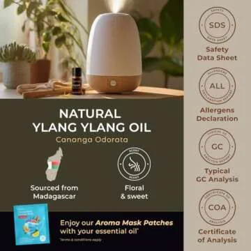 Gya Labs Ylang-Ylang Essential Oil 100% Pure Natural