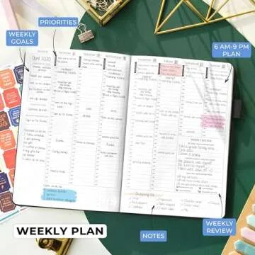 Legend Planner Hourly Schedule for Daily Organization