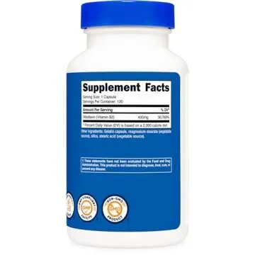 Nutricost Vitamin B2 400mg - Gluten Free, Non-GMO Capsules