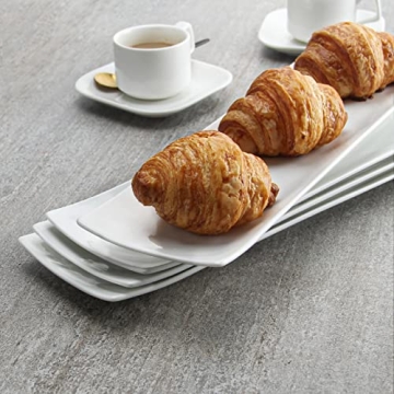 DOWAN 14" Sushi Plate Set of 4 - Elegant Serving Trays