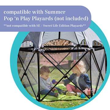 Summer Pop ‘n Play Full Coverage Canopy for All Ages
