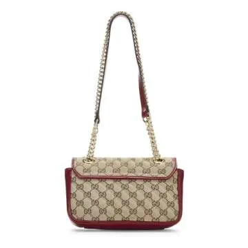 Gucci Red GG Marmont Matelassé Mini Bag - Pre-Loved