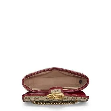Gucci Red GG Marmont Matelassé Mini Bag - Pre-Loved