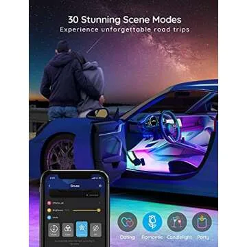 Govee Car LED Strip Lights with Smart App Control and Music Modes