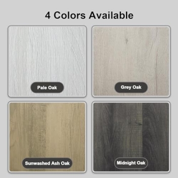 Stylish OAKHAM HOME Nightstand with Charging Station