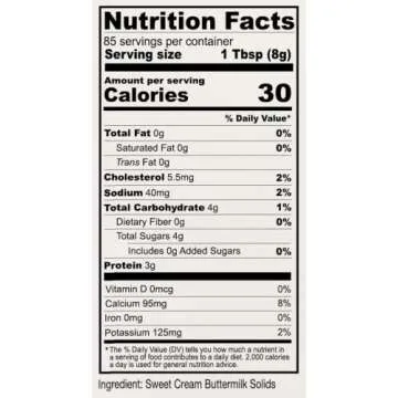 Anthony's Premium Buttermilk Powder, 1.5 lb, Gluten Free, Non GMO, Made in USA, Keto Friendly, Hormone Free