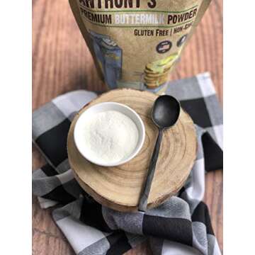 Anthony's Premium Buttermilk Powder, 1.5 lb, Gluten Free, Non GMO, Made in USA, Keto Friendly, Hormone Free