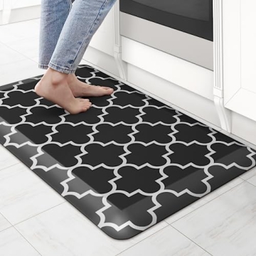 4/5 Inch Thick Kitchen Rugs, Kitchen Mat, Anti Fatigue Floor Mat, Waterproof Mats & Rugs, Heavy Duty...
