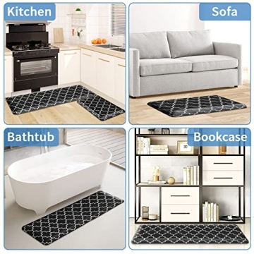 Ultra Thick Anti-Fatigue Kitchen Mat for Comfort and Safety