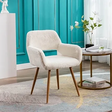 KCC Furry Desk Chair for Chic and Comfy Living Spaces
