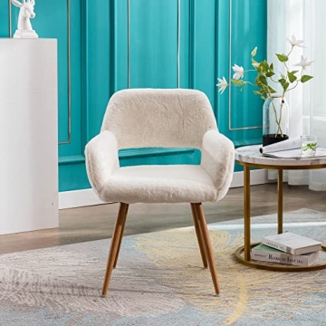 KCC Furry Desk Chair for Chic and Comfy Living Spaces