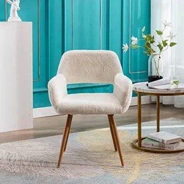 KCC Furry Desk Chair for Chic and Comfy Living Spaces