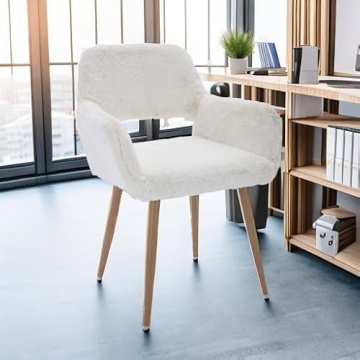 KCC Furry Desk Chair for Chic and Comfy Living Spaces