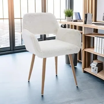 KCC Furry Desk Chair for Chic and Comfy Living Spaces