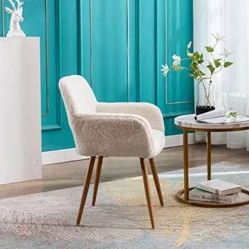 KCC Furry Desk Chair for Chic and Comfy Living Spaces