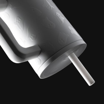 Simple Modern Halloween 40 oz Tumbler with Handle and Straw Lid | Leak-Proof Insulated Stainless Steel Water Bottle Travel Mug | Gifts for Women Men Him Her | Trek Signature | Cute Ghosts