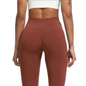 High Waisted Aoxjox Seamless Leggings for Women