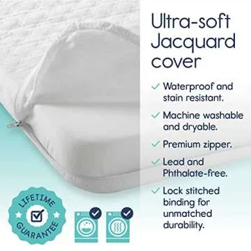 hiccapop Pack N Play Travel Mattress Pad with Bag