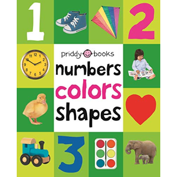 First 100 Padded Book for Toddlers in Numbers Colors Shapes